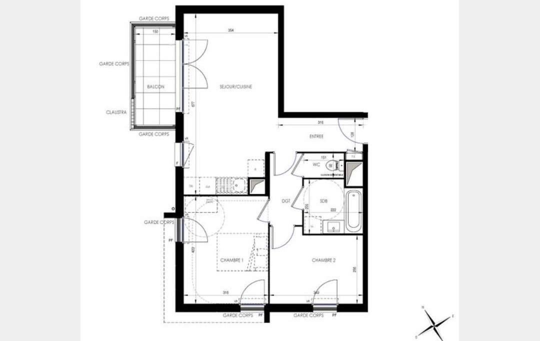 ESPLANADE IMMOBILIER/ PROGEDIM : Appartement | ERMONT (95120) | 57 m2 | 289 245 € 