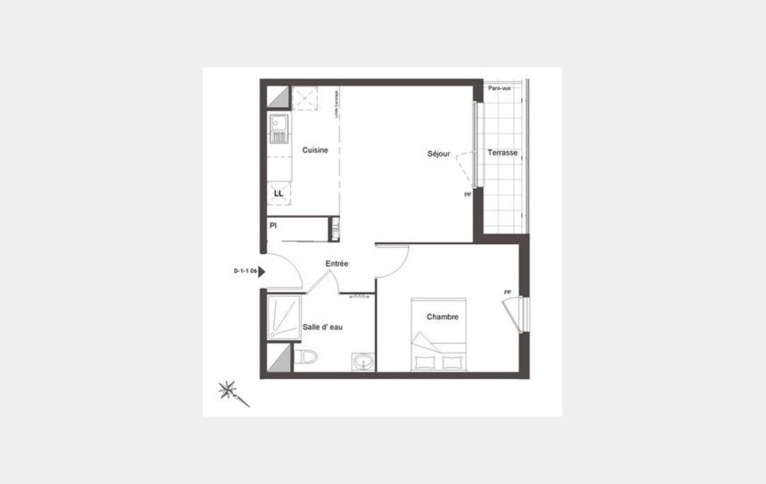 ESPLANADE IMMOBILIER/ PROGEDIM : Appartement | PLAISIR (78370) | 43 m2 | 217 000 € 